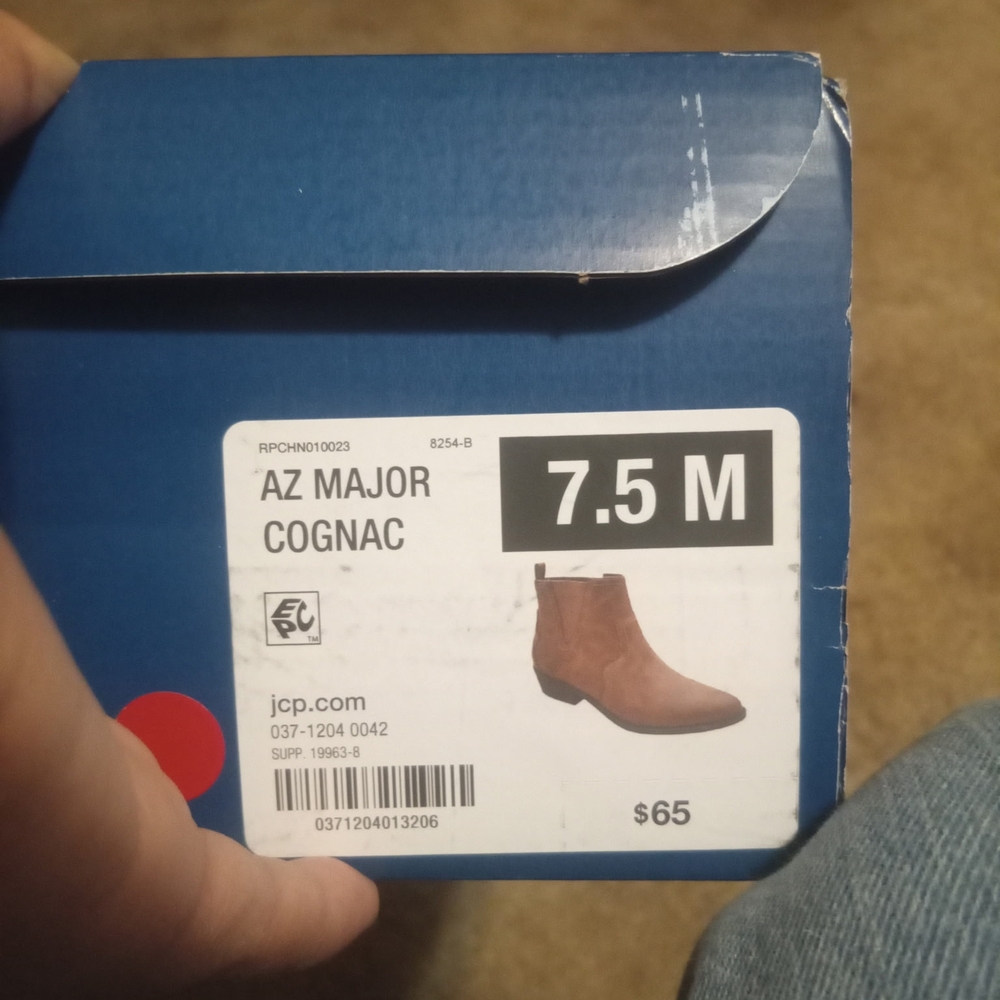 Cognac Ankle Booties for Women